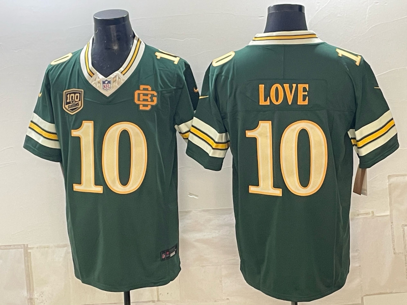 Men Green Bay Packers #10 Love green 2026 Nike NFL Jersey 1015004->green bay packers->NFL Jersey
